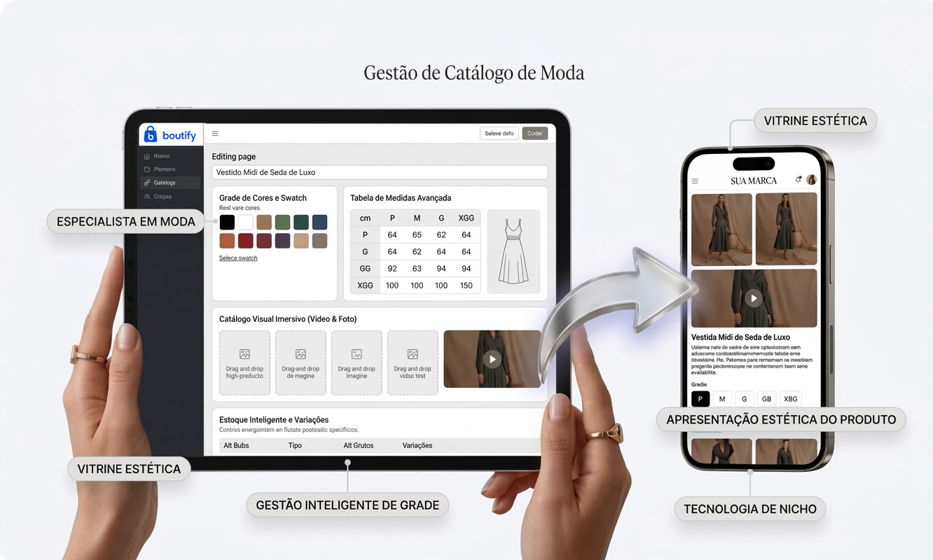 Tenha sua loja de moda por apenas R$ 29,90/mês. Taxa zero sobre suas vendas.